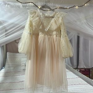 Lace Cream Dress